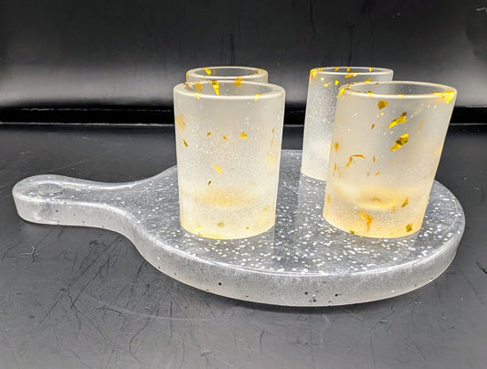 Shot Glass Serving Board